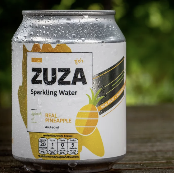 ZUZA Pineapple Sparking Water x 12